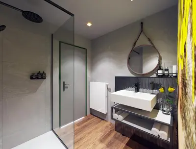 Ein Badezimmer in der Unterkunft Mezzotel