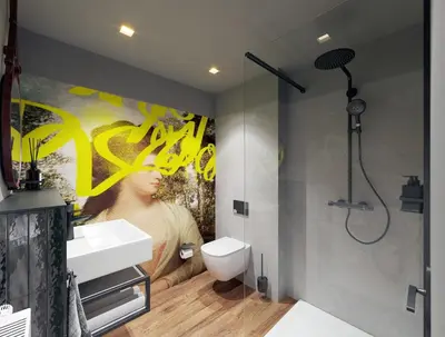 Ein Badezimmer in der Unterkunft Mezzotel