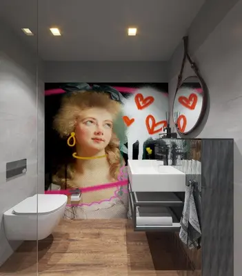 Ein Badezimmer in der Unterkunft Mezzotel
