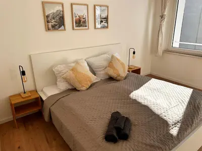 Ein Bett oder Betten in einem Zimmer der Unterkunft Monteurswohnung in Gladbeck - Nähe BP Gelsenkirchen - NEU saniert