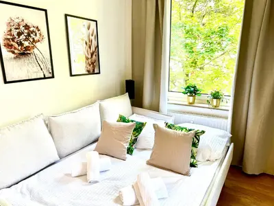 Ein Sitzbereich in der Unterkunft Scandinavian Relax, Netflix, central, keyless