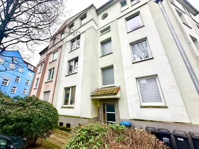 Das Gebäude in dem sich die Ferienwohnung befindet