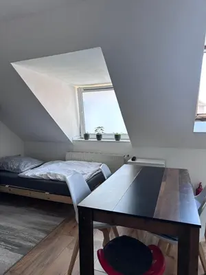 Ein Bett oder Betten in einem Zimmer der Unterkunft Gelsenkirchener Unterkunft Nähe Arena