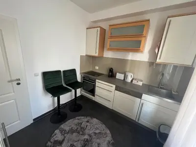 Küche/Küchenzeile in der Unterkunft Apartment 1 in Duisburg-Mitte, Altstadt
