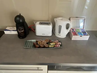 Kaffee-/Teezubehör in der Unterkunft Apartment 1 in Duisburg-Mitte, Altstadt