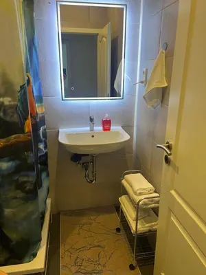 Ein Badezimmer in der Unterkunft Apartment 1 in Duisburg-Mitte, Altstadt