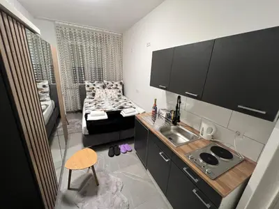 Küche/Küchenzeile in der Unterkunft Apartment 2 in Duisburg-Mitte, Altstadt