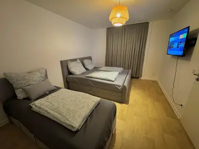 TV/Unterhaltungsangebot in der Unterkunft Stadtnest HII