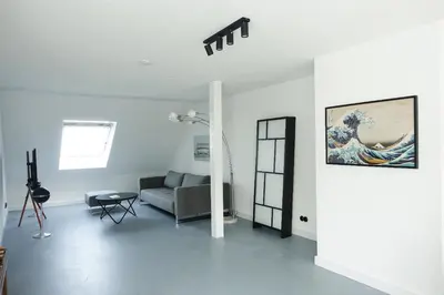 TV/Unterhaltungsangebot in der Unterkunft DUS-Loft