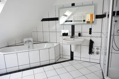 Ein Badezimmer in der Unterkunft DUS-Loft