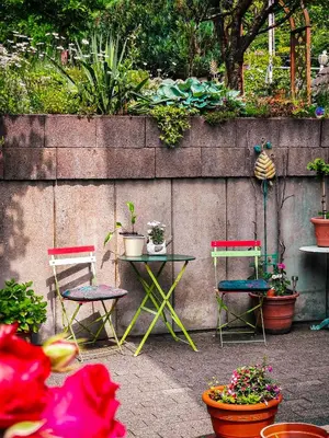 Ein Garten an der Unterkunft Im Herzen von Wermelskirchen II