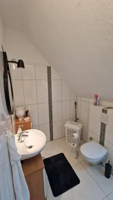 Ein Badezimmer in der Unterkunft Canim Appartement