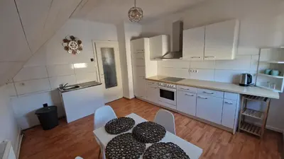Küche/Küchenzeile in der Unterkunft Canim Appartement