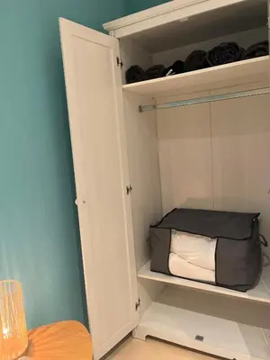 Ein Bett oder Betten in einem Zimmer der Unterkunft Cozy appartement in oberbarmen