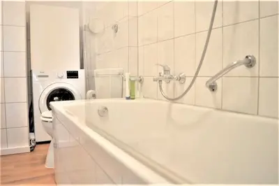 Ein Badezimmer in der Unterkunft Rüttenscheid, Messe, Uni, Central Station