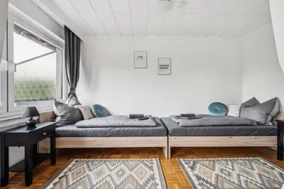 Ein Sitzbereich in der Unterkunft P&K Apartment