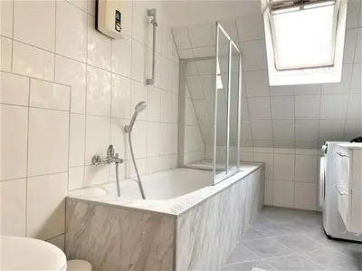 Ein Badezimmer in der Unterkunft Uni-Klinikum- zentrale Lage von Holsterhausen