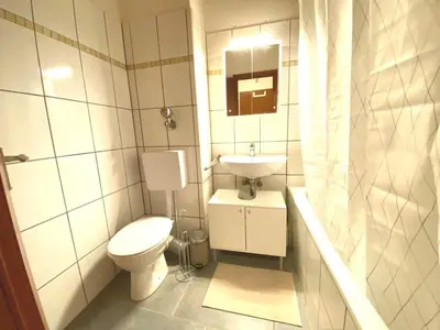 Ein Badezimmer in der Unterkunft Apartments in Essen