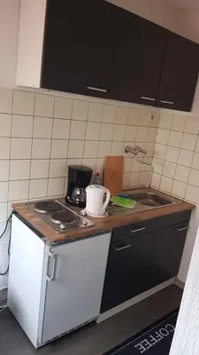 Küche/Küchenzeile in der Unterkunft Stays by Friends in Witten