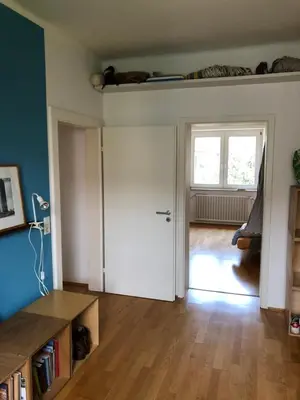Die Bibliothek im Privatzimmer