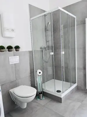 Ein Badezimmer in der Unterkunft City nah wohnen in Wuppertal