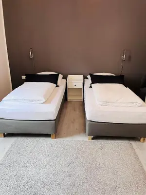 Ein Bett oder Betten in einem Zimmer der Unterkunft City nah wohnen in Wuppertal