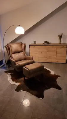 Ein Sitzbereich in der Unterkunft Wohnen am Stadtgarten - ruhig und zentral gelegen