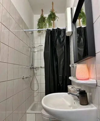 Ein Badezimmer in der Unterkunft Innenstadt Recklinghausen