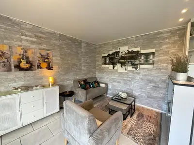 Küche/Küchenzeile in der Unterkunft Komfortappartement mit Terraasse
