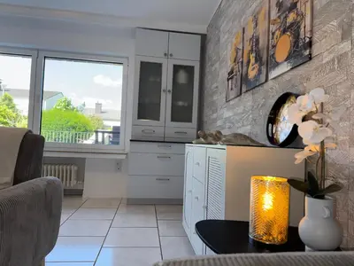 Küche/Küchenzeile in der Unterkunft Komfortappartement mit Terraasse