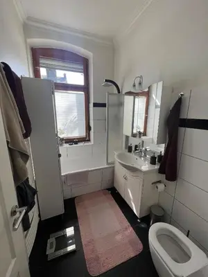 Ein Badezimmer in der Unterkunft JustlikeHome-Zentral mit Garten