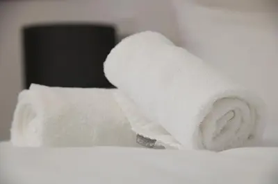 Ein Bett oder Betten in einem Zimmer der Unterkunft St. Barbara-Haus