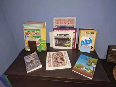 Die Bibliothek in der Ferienwohnung