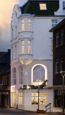 Das Gebäude in dem sich die Ferienwohnung befindet