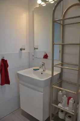 Ein Badezimmer in der Unterkunft Fewo 