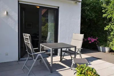 Ein Patio oder anderer Außenbereich in der Unterkunft Fewo 