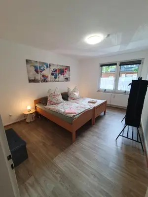 Ein Bett oder Betten in einem Zimmer der Unterkunft Appartement in Gelsenkirchen