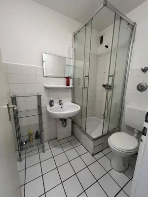 Ein Badezimmer in der Unterkunft Wohnung in der Ludwigstraße im Zentrum von Dortmund