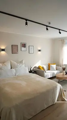 Ein Bett oder Betten in einem Zimmer der Unterkunft Zentral & Modern nähe Düsseldorf und Köln