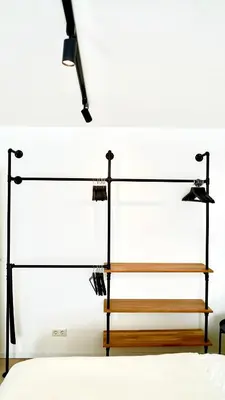 Ein Bett oder Betten in einem Zimmer der Unterkunft Zentral & Modern nähe Düsseldorf und Köln