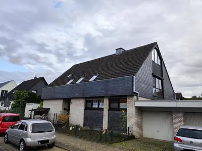 Das Gebäude in dem sich die Ferienwohnung befindet