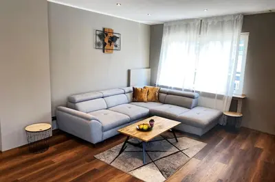 Ein Sitzbereich in der Unterkunft Perfect Place