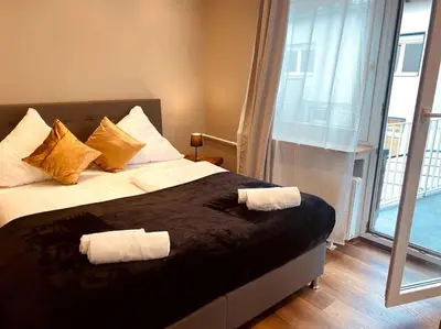 Ein Bett oder Betten in einem Zimmer der Unterkunft Perfect Place