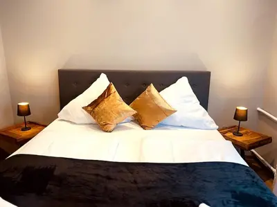 Ein Bett oder Betten in einem Zimmer der Unterkunft Perfect Place