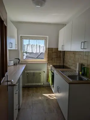 Küche/Küchenzeile in der Unterkunft interaktiv Appartements in Heiligenhaus - Herzogstrasse