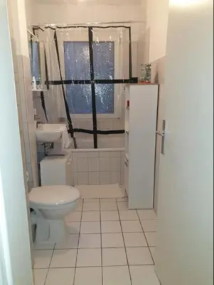 Ein Badezimmer in der Unterkunft Schöne Wohnung in Dortmund