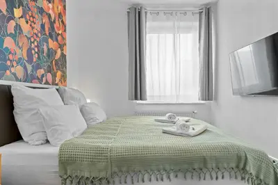 Ein Bett oder Betten in einem Zimmer der Unterkunft ROTH Apartments Remscheid-Mitte