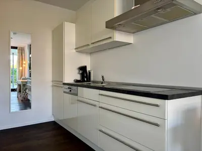 Küche/Küchenzeile in der Unterkunft Studio Apartment direkt am Phoenixsee