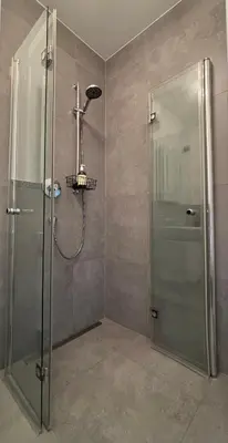 Ein Badezimmer in der Unterkunft Studio Apartment direkt am Phoenixsee