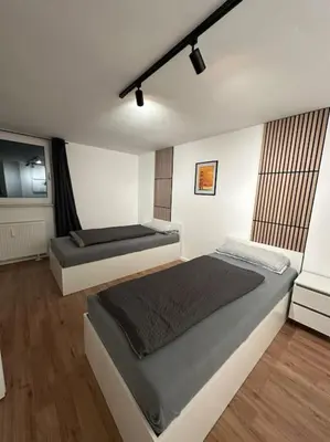 Grundriss der Unterkunft 4Betten mit KücheWaschmaschine